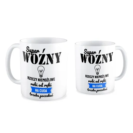 Kubek na DZIEŃ NAUCZYCIELA Super woźny robi rzeczy niemożliwe